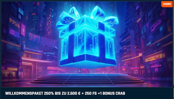 Ninlay 2500€ + 250 Freispiele