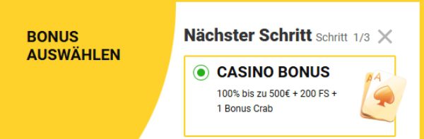 ZetCasino Bonus aktivieren