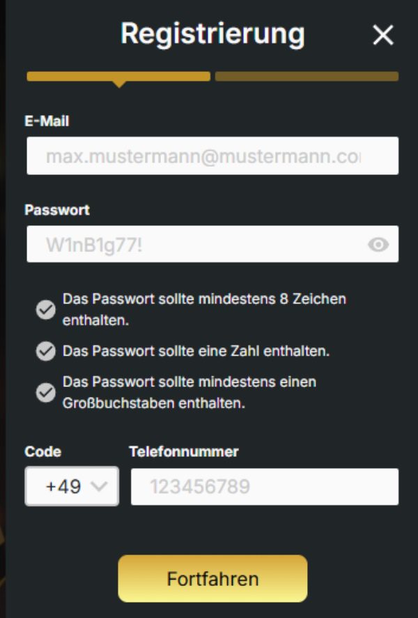 Bull Casino Registrierung