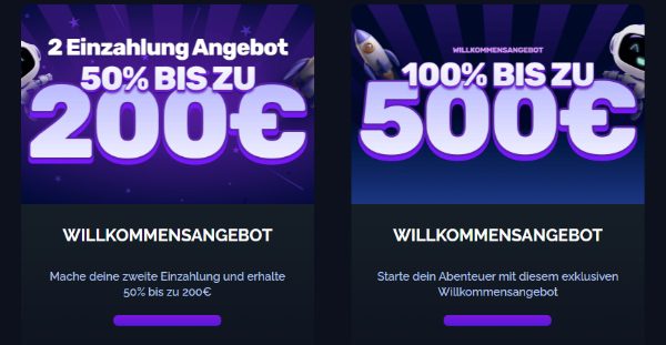 Starsplay Willkommenspaket: Bis zu 700€