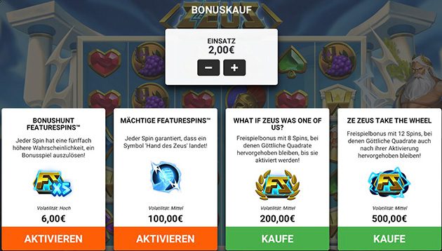 Ze Zeus Kaufen-Feature