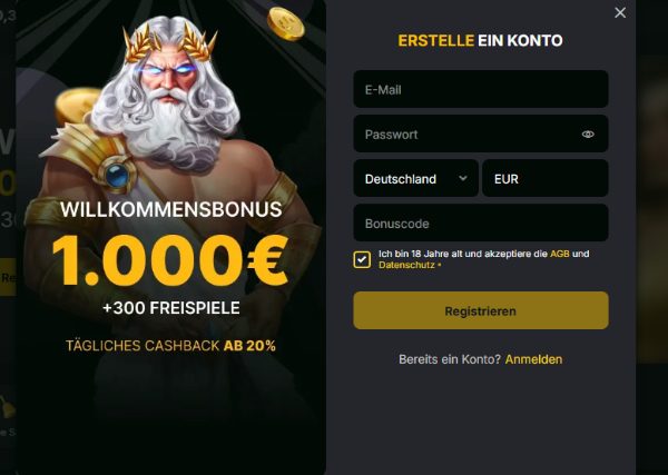Kaasino Registrierung