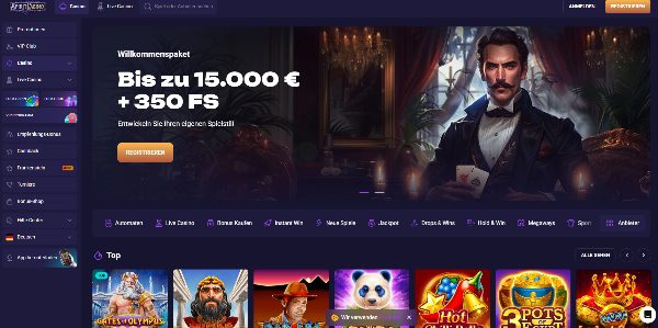 Spirit Casino Startseite