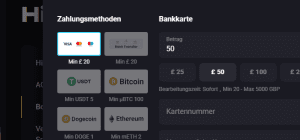 Amonbet Zahlungsmethoden