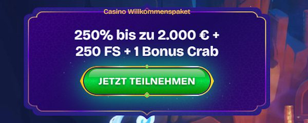 WishWin 2000€ + 250 Freispiele