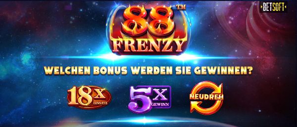 88 Frenzy Fortune Bonus-Runden