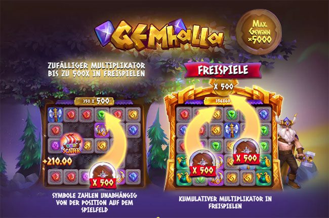 Gemhalla Bonus-Features