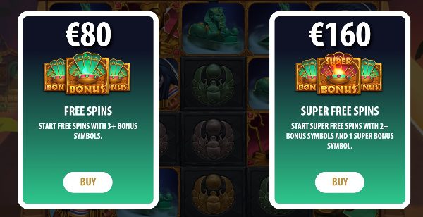 Freispiele kaufen bei Scepter of Anubis