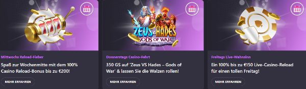 Hotloot Reload-Boni und mehr