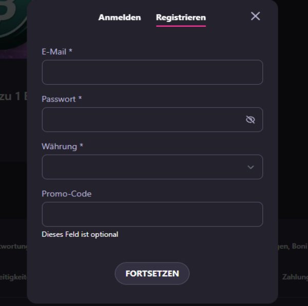Hotloot Casino Registrierung