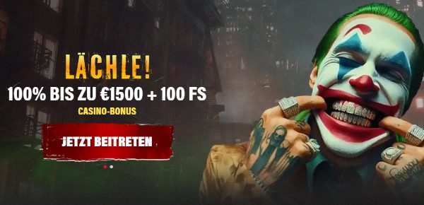 Jokery Willkommenspaket mit 300€ + 100 FS