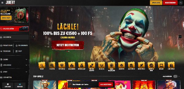 Jokery Casino Startseite
