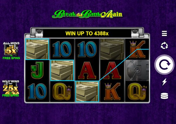 Gewinn bei Break da Bank Again