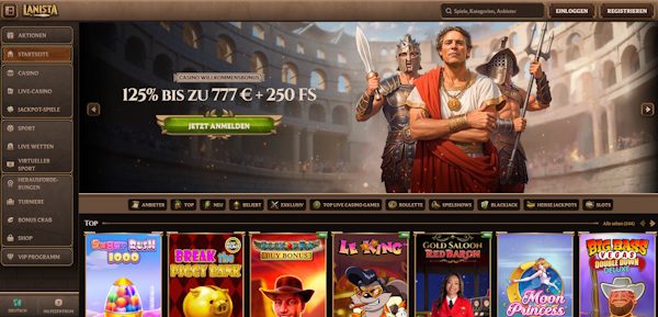 Lanista Casino Startseite