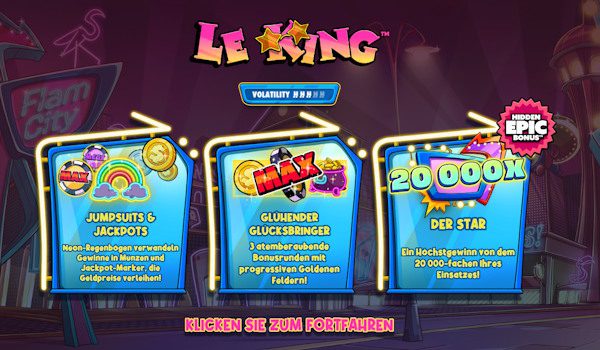 Le King hat einige Features