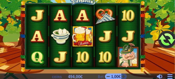 Biergarten Slot von Swintt