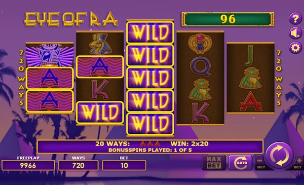 Eye of Ra Freispiele