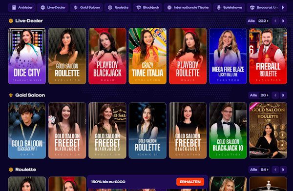 X3bet Live Dealer Spiele