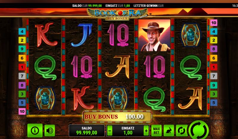 Book of Ra Bonus Buy Walzen