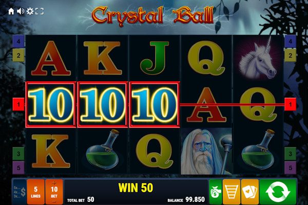 Crystal Ball Gewinn bietet Risikospiele als Option