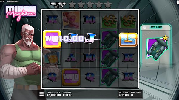 Miami Mayhem Freispiel-Feature The Hit