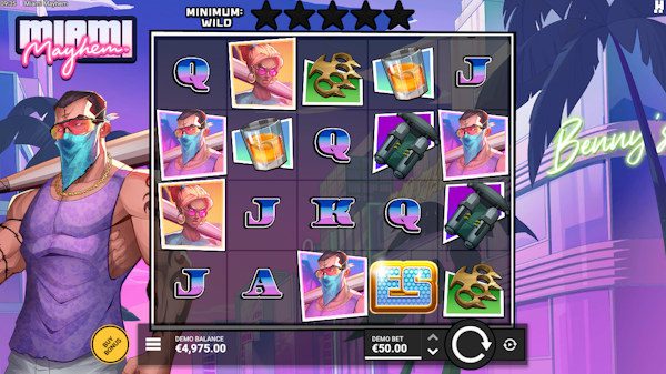 Miami Mayhem von Hacksaw Gaming