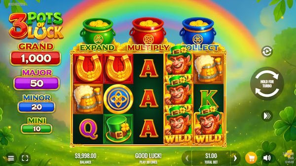 3 Pots of Luck von Platipus Gaming