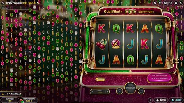 Crazy Pachinko von Evolution Gaming Qualifikationsrunde