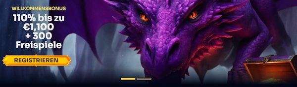 Spin Dragons Willkommenspaket: 2800€ + 350 Freispiele