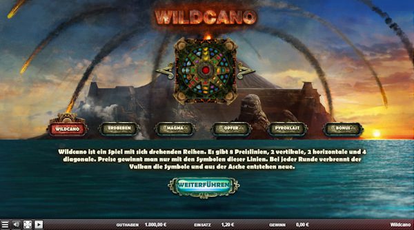 Wildcano hat einige Bonusspiele zu bieten