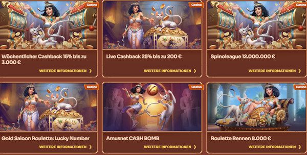 Bonusprogramm im Cleobetra Casino