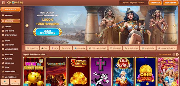 Cleobetra Startseite