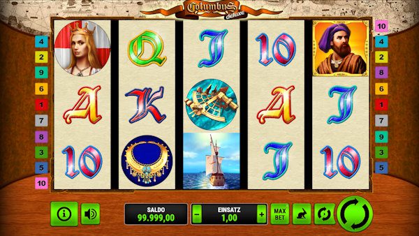 Columbus Deluxe von Novoline