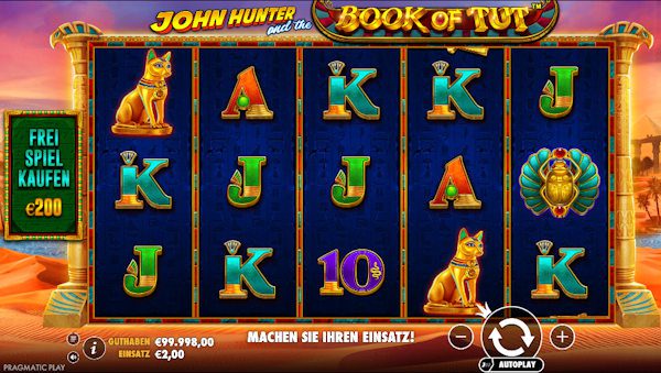 John Hunter and the Book of Tut von Pragmatic Play