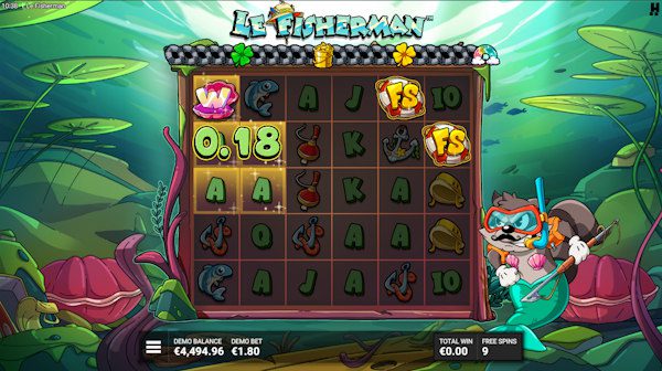 Le Fisherman Freispiel-Modus Slippery when wet