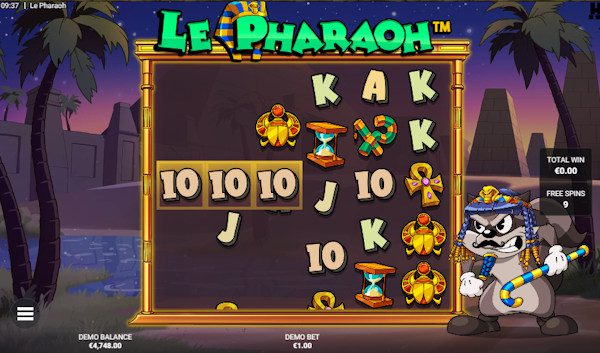 Le Pharaoh hat verschiedene Freispiel-Varianten