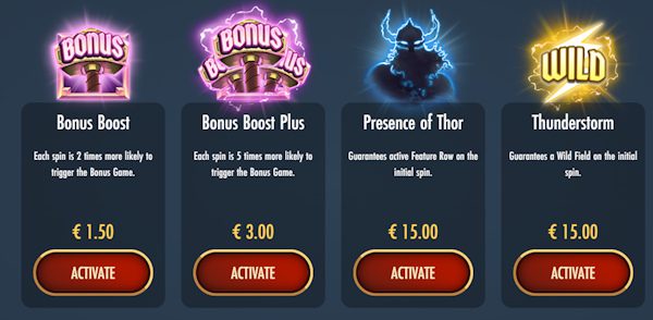 Bonuskauf bei Second Thunder von Thunderkick