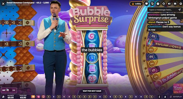 Bubble Surprise bei Sweet Bonanza Candyland