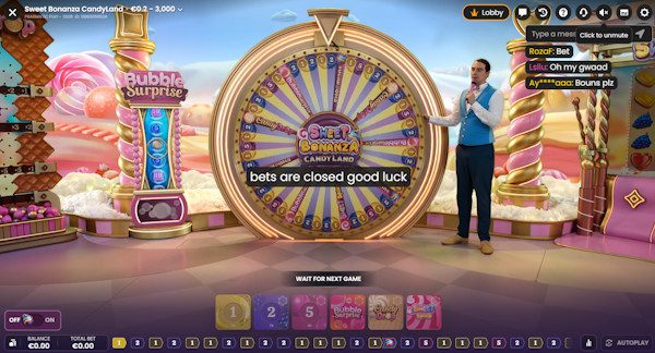 Sweet Bonanza Candyland von Pragmatic Play Live