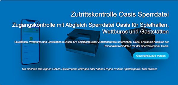 OASIS gilt auch für lokale Glücksspielanbieter