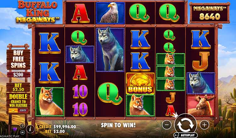 Buffalo King Megaways kostenlos spielen