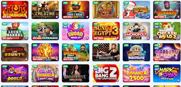 Spielautomaten im CasinoJoy
