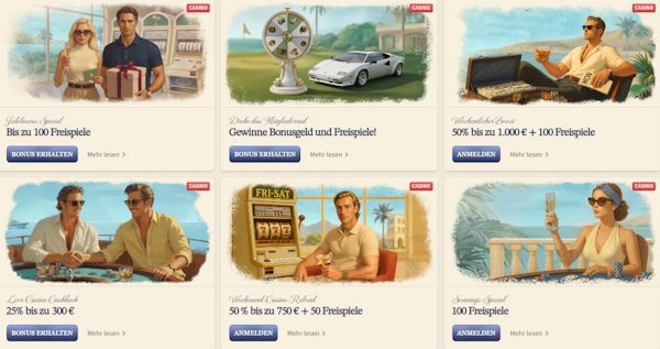 VipLuck Casino Bonusangebot