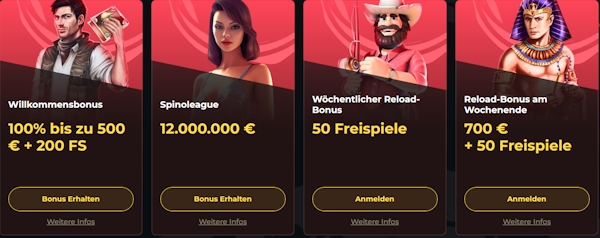 Boomerang Casino Boni ohne Code