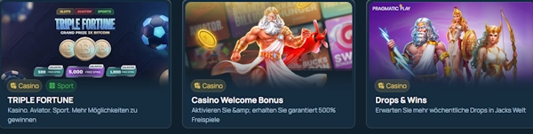 FortuneJack Boni für Neu- und Bestandskunden
